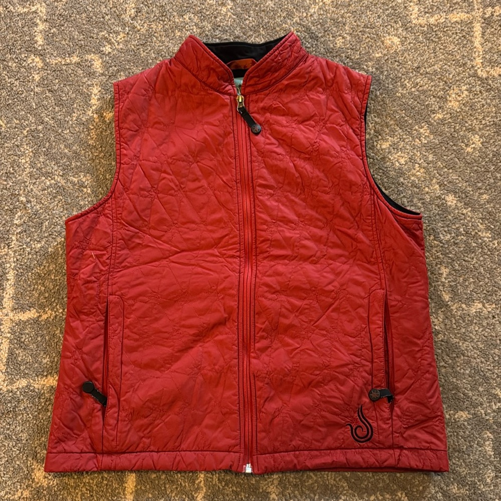 Isis Red Quilted Vest